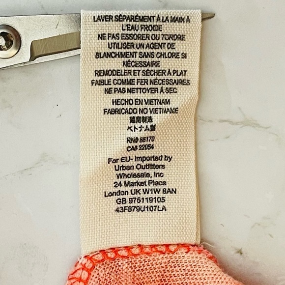 ✅SOLD-We The Free People | Burnout Split Back Crop Top Oversized Linen Blend - Picture 7 of 8